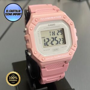 Reloj Casio W218HC Rosado
