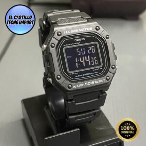 Reloj Casio W218 Negativo